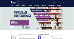 Desktop Screenshot of economice.ulbsibiu.ro