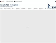 Tablet Screenshot of inginerie.ulbsibiu.ro