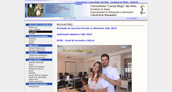 Desktop Screenshot of depmath.ulbsibiu.ro