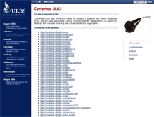 Tablet Screenshot of conferences.ulbsibiu.ro