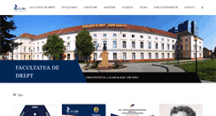 Desktop Screenshot of drept.ulbsibiu.ro