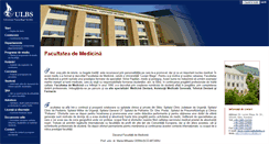 Desktop Screenshot of medicina.ulbsibiu.ro